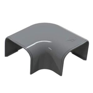 Tecnosystemi platte bocht 90gr CP75 Antraciet RAL7016