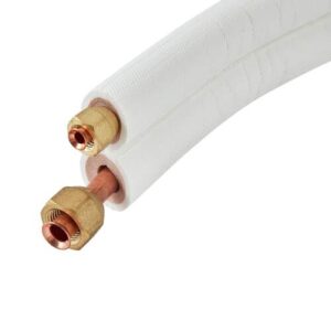 AircoTube koelleiding geïsoleerd flare leidingset Ø1/4" x 3/8 | 3 meter